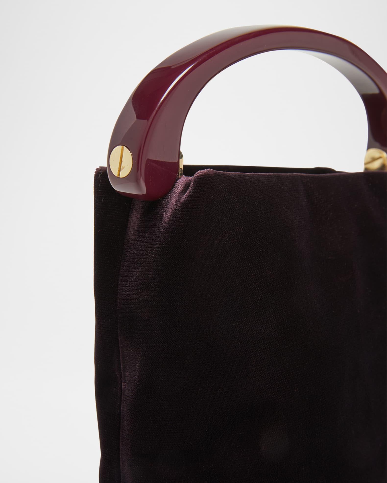 Velvety Viscose Mini Crossbody Bag Product Image
