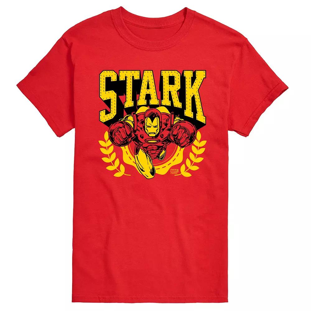 Big & Tall Marvel Iron Man Stark Collegiate Graphic Tee, Men's,  Product Image