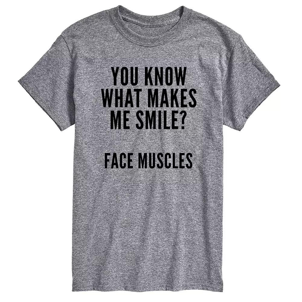Big & Tall You Know What Makes Me Smile Graphic Tee, Men's,  Product Image