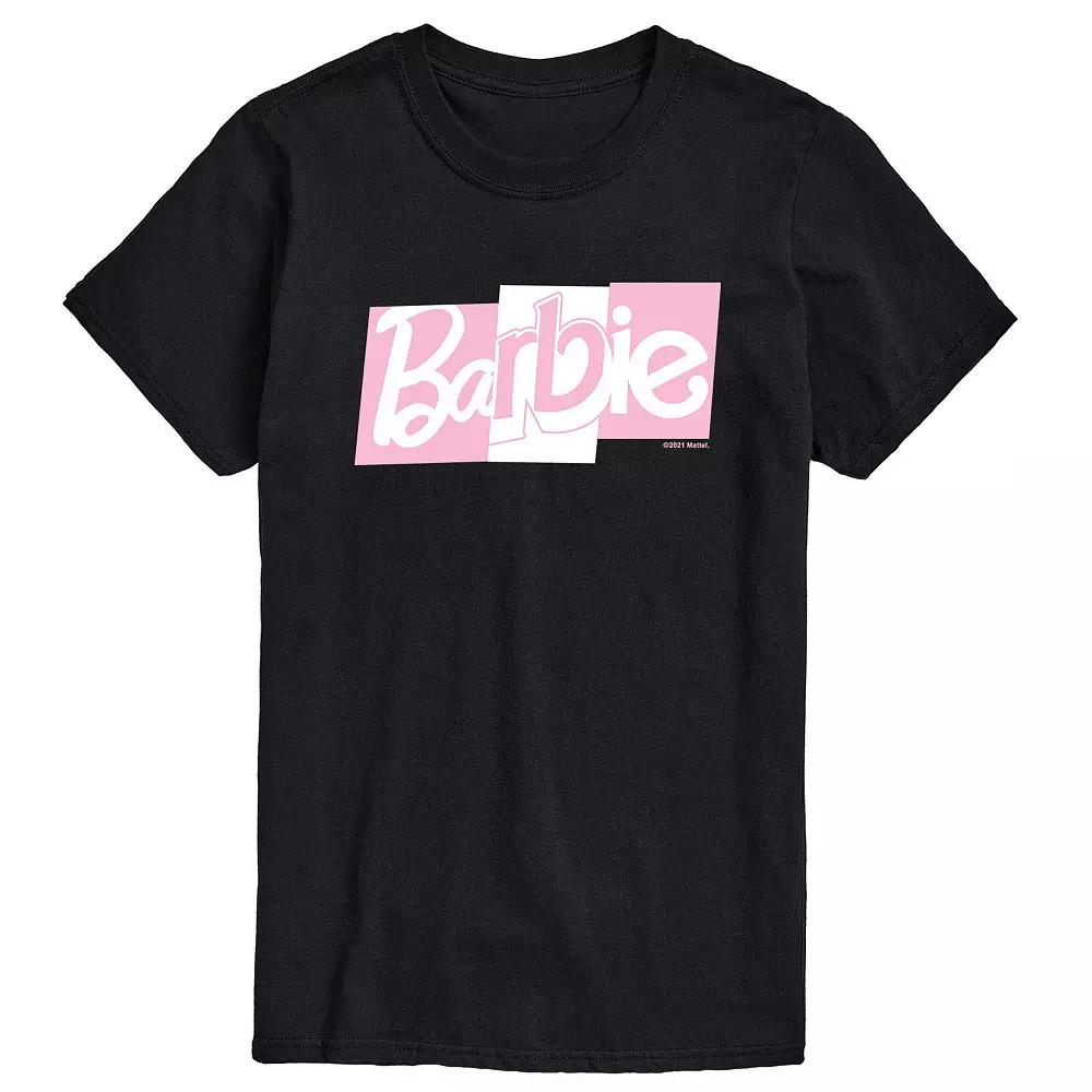 Men's Barbie Pink Logo Tee,  Product Image