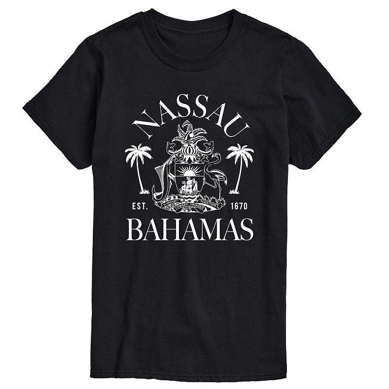 Men's Nassau Bahamas Crest Graphic Tee,  Product Image