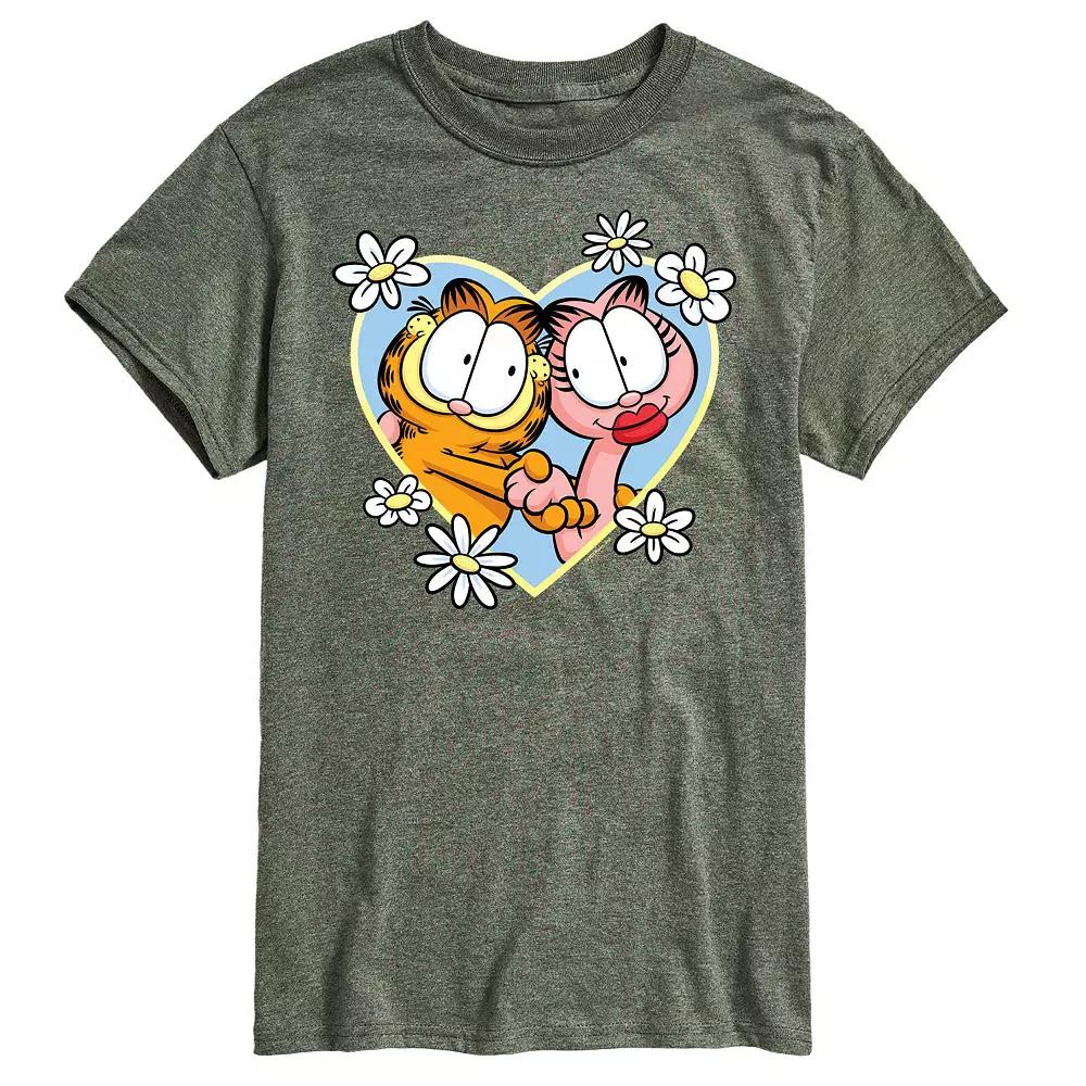 Men's Garfield Heart Graphic Tee,  Product Image