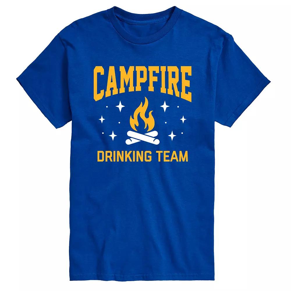 Big & Tall Campfire Drinking Team Graphic Tee, Men's,  Product Image
