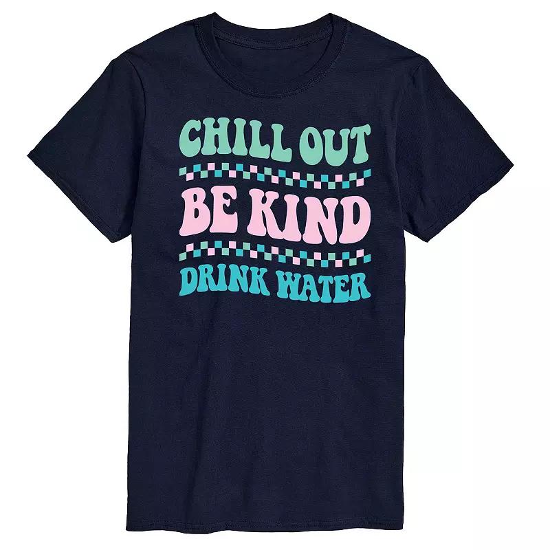 Men's Chill Out Be Kind Drink Water Graphic Tee,  Product Image