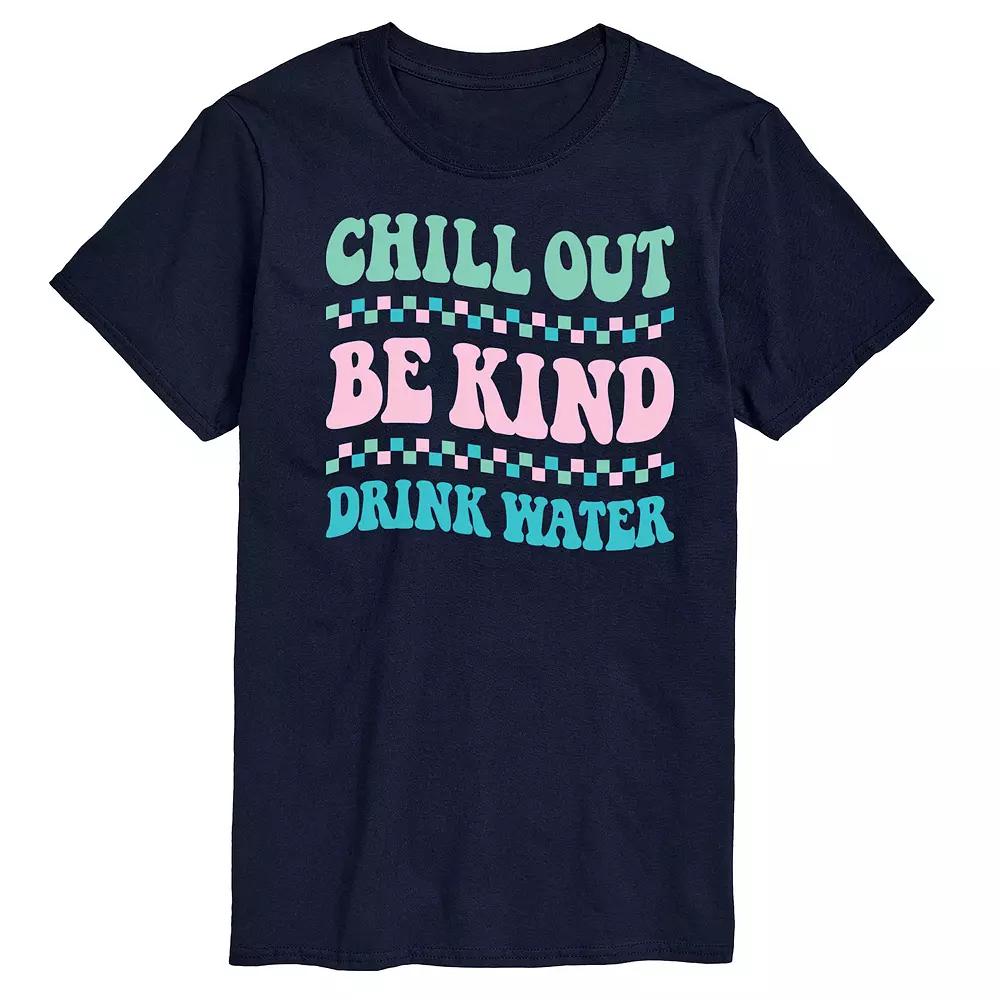 Men's Chill Out Be Kind Drink Water Graphic Tee,  Product Image