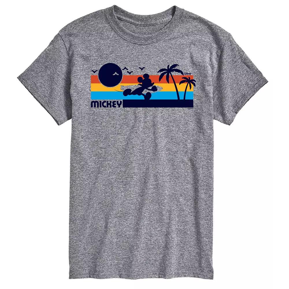 Disney's Mickey Mouse Big & Tall Sunset Graphic Tee, Men's,  Product Image