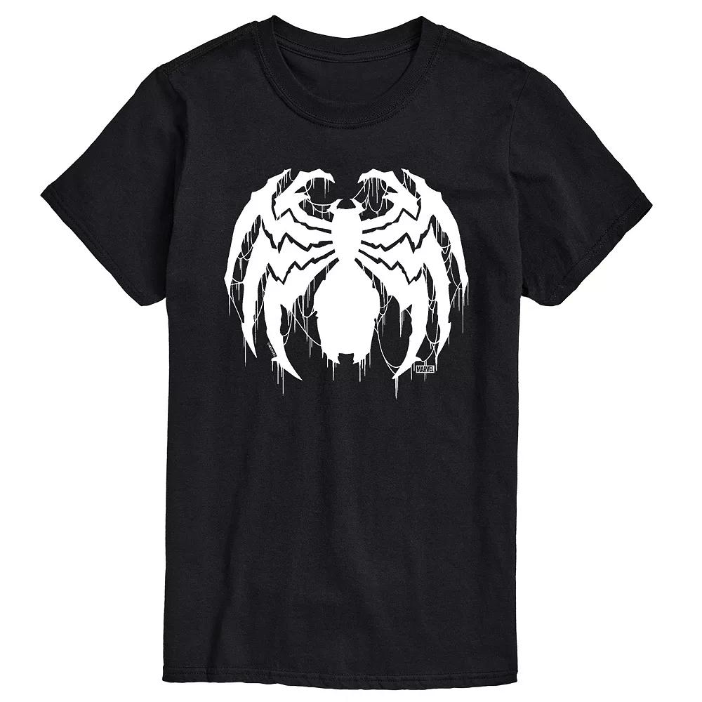 Big & Tall Marvel Venom Spider Logo Graphic Tee, Men's,  Product Image