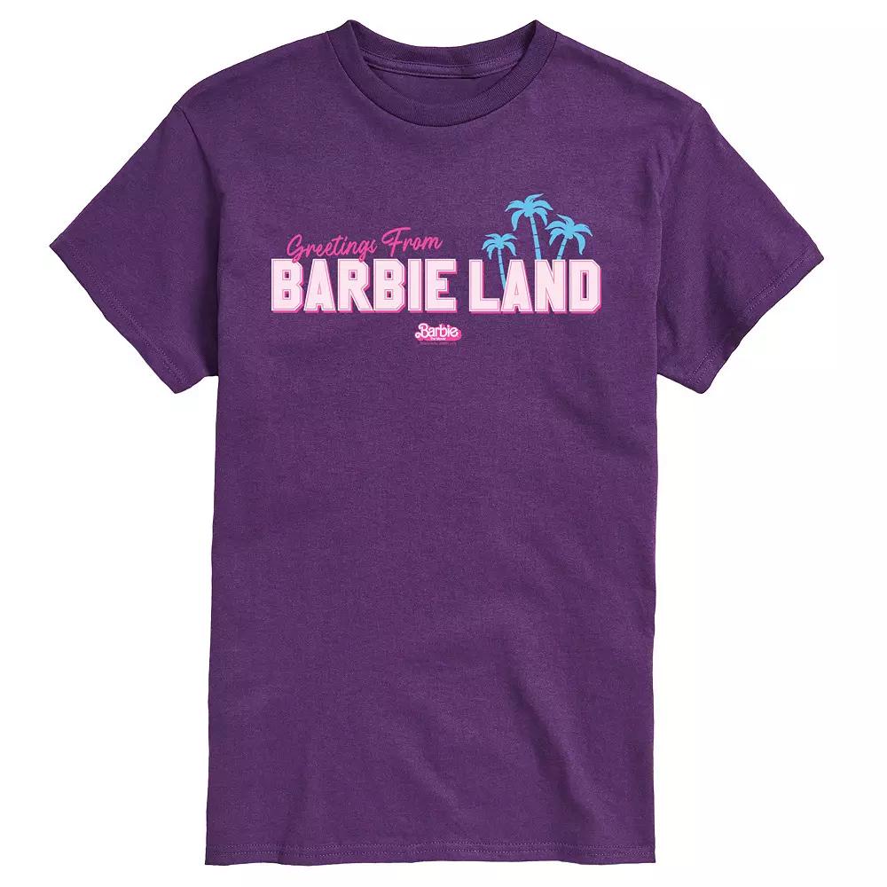 Men's Barbie Movie Greetings From Graphic Tee,  Product Image