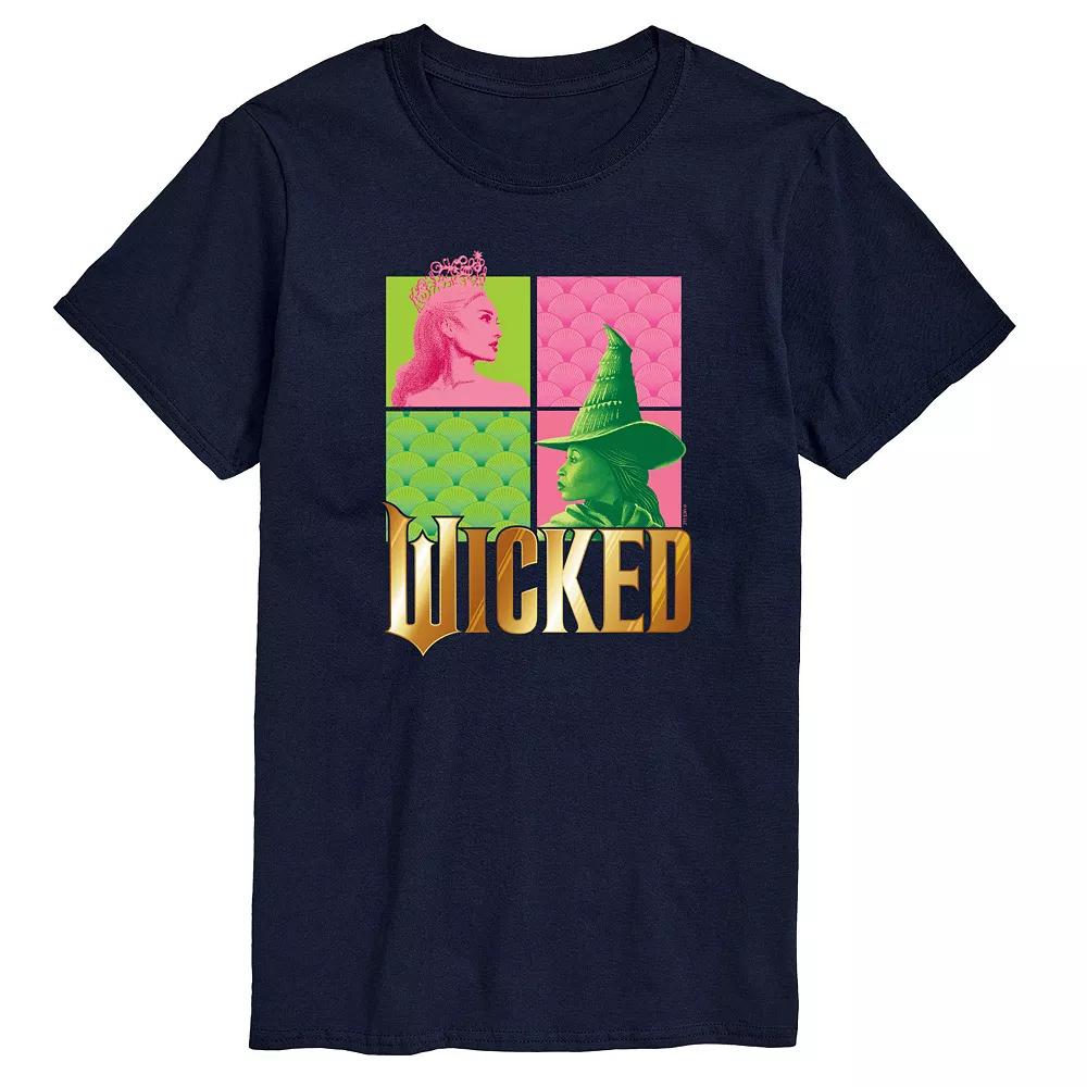 Men's Wicked Glinda & Elpha Grid Graphic Tee,  Product Image