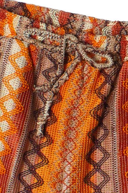 Zigzag Stripe Knit Shorts Product Image