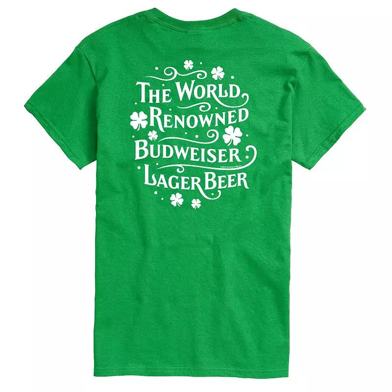 Big & Tall Budweiser World Renowned Clover Graphic Tee, Men's,  Product Image