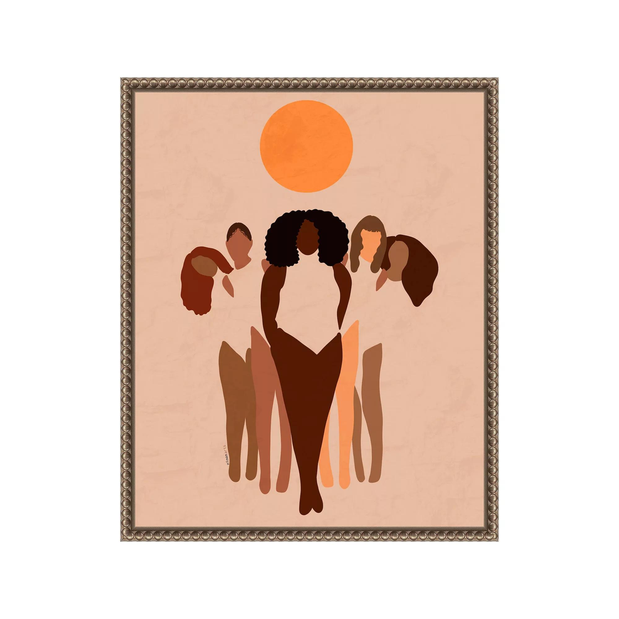 Amanti Art Women Framed Canvas Wall Art, Bronze Product Image