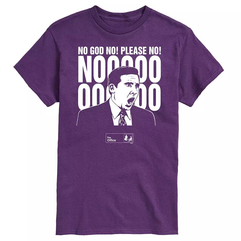 Men's The Office No God Please No Tee,  Product Image