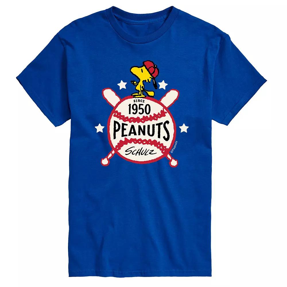 Big & Tall Peanuts 1950 Baseball Tee, Men's,  Product Image