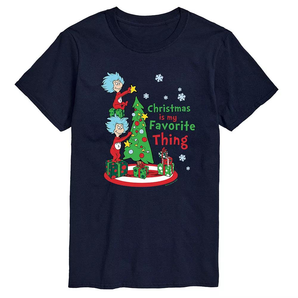 Men's Dr. Seuss Christmas is my Favorite Thing Tee,  Product Image