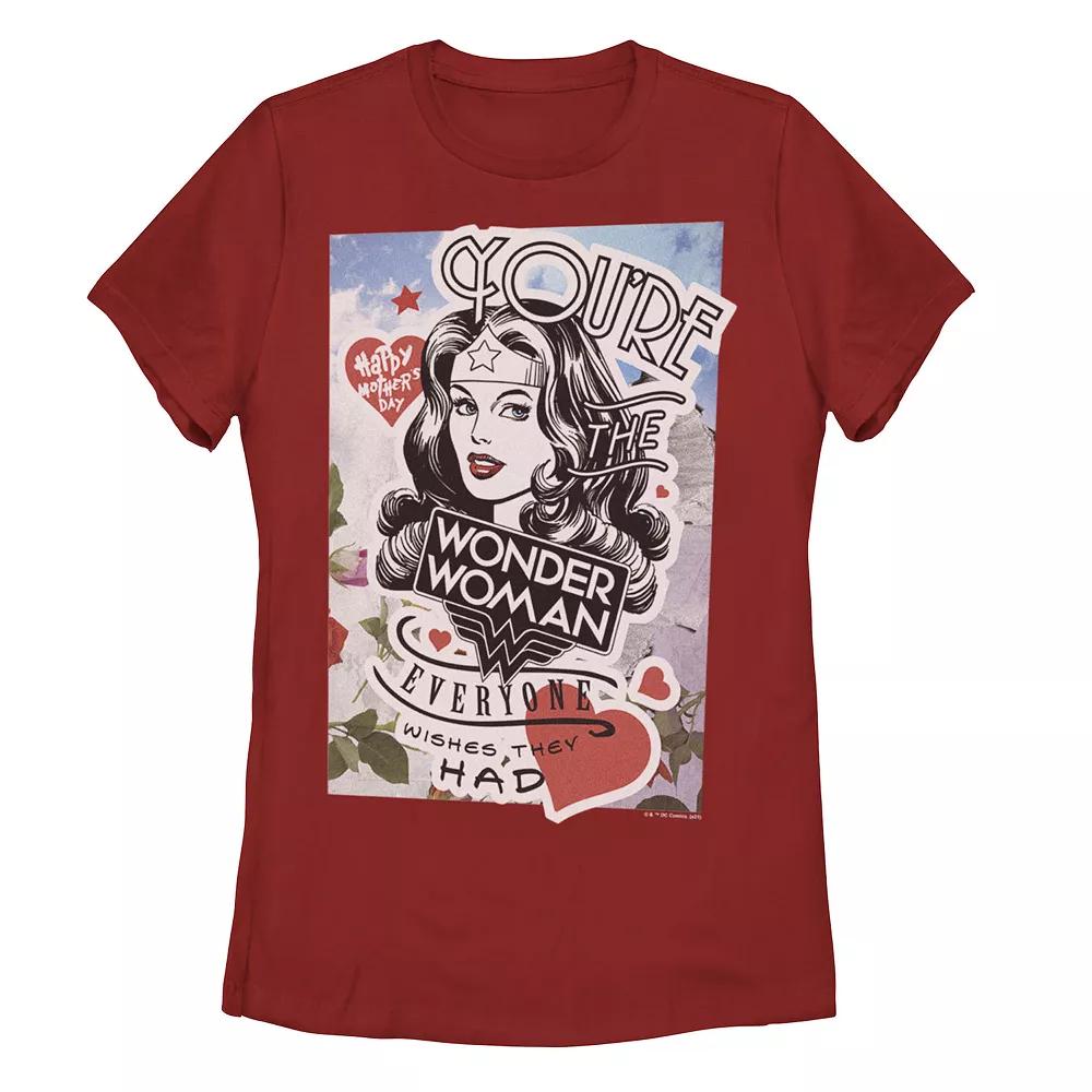 Juniors' Justice League Wonder Woman Mother's Day Graphic Tee, Girl's,  Product Image