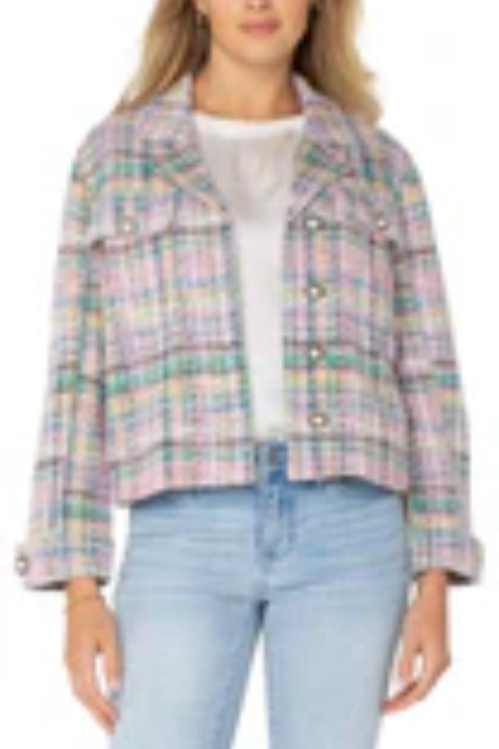 Button Front Boxy Shacket Product Image