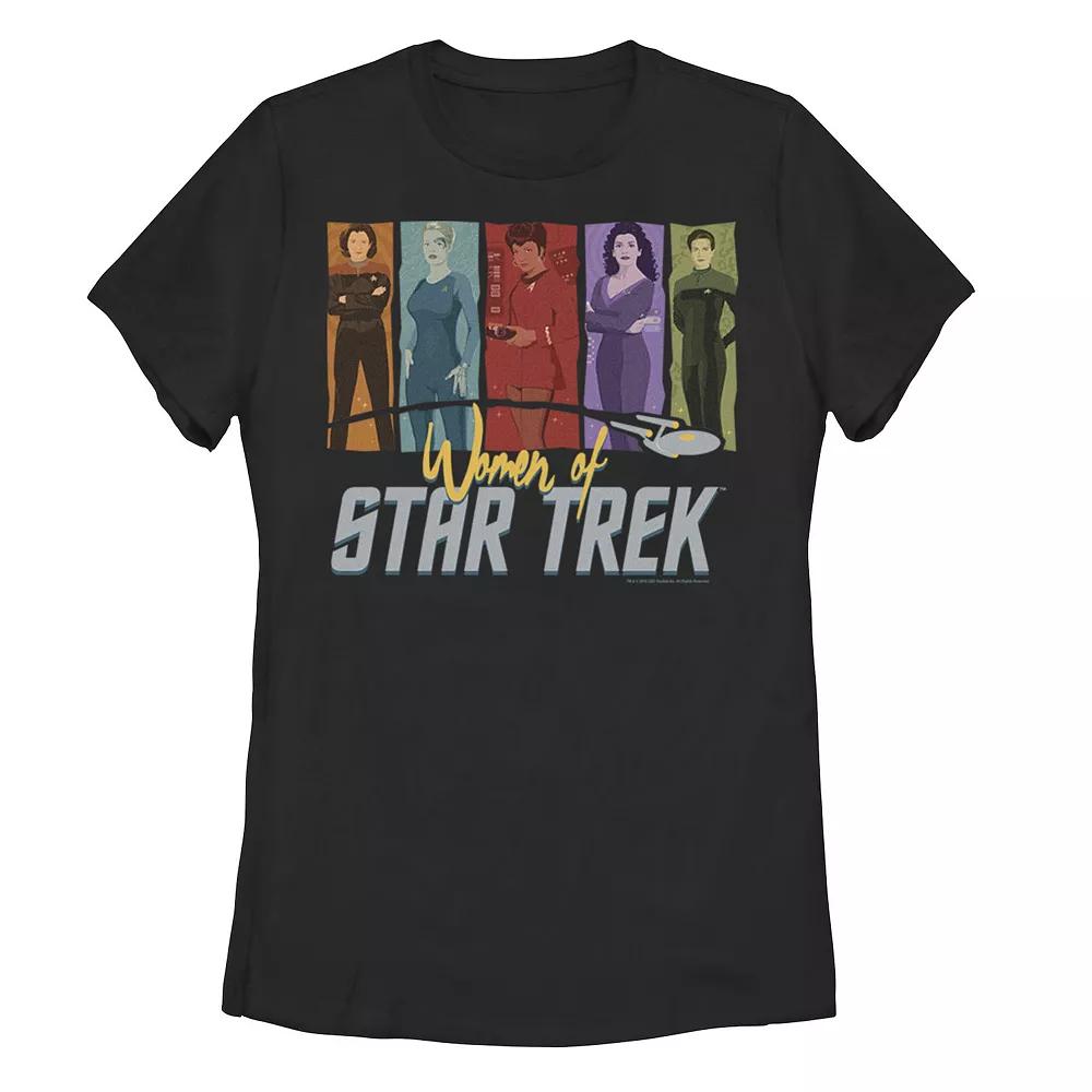 Juniors' Star Trek Women Of Star Trek 5 Silouhette's Graphic Tee, Girl's,  Product Image