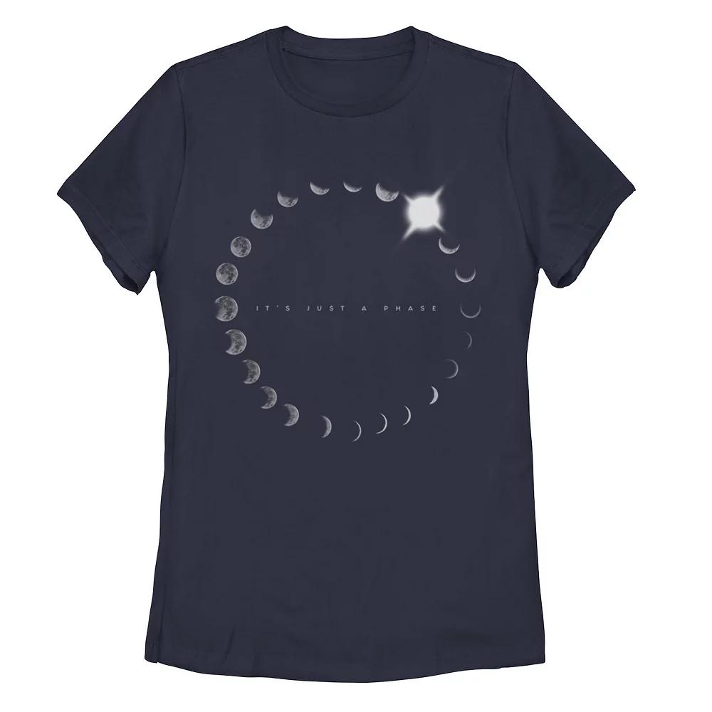 Juniors' Phases Of The Moon Connected Graphic Tee, Girl's,  Product Image