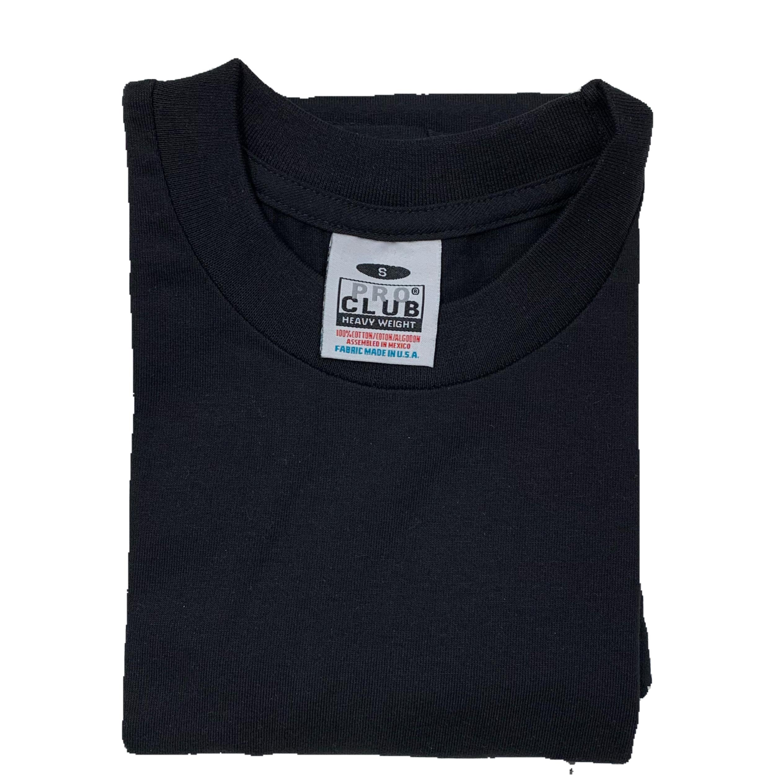 Pro Club Men's Heavyweight Cotton Short Sleeve Crew Neck T-Shirt Male Product Image