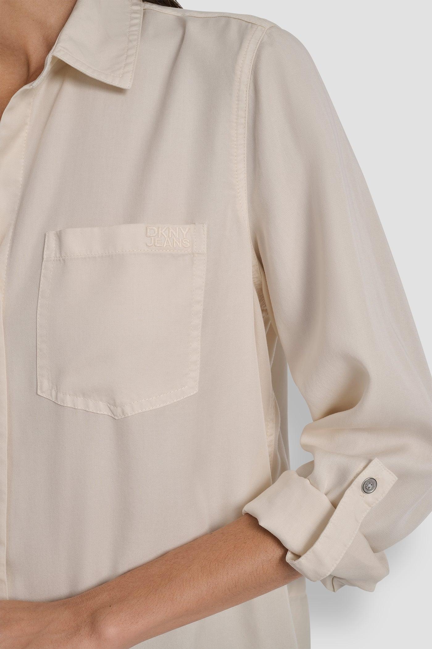 SPLIT BACK BUTTON FRONT WITH ROLL TAB Product Image