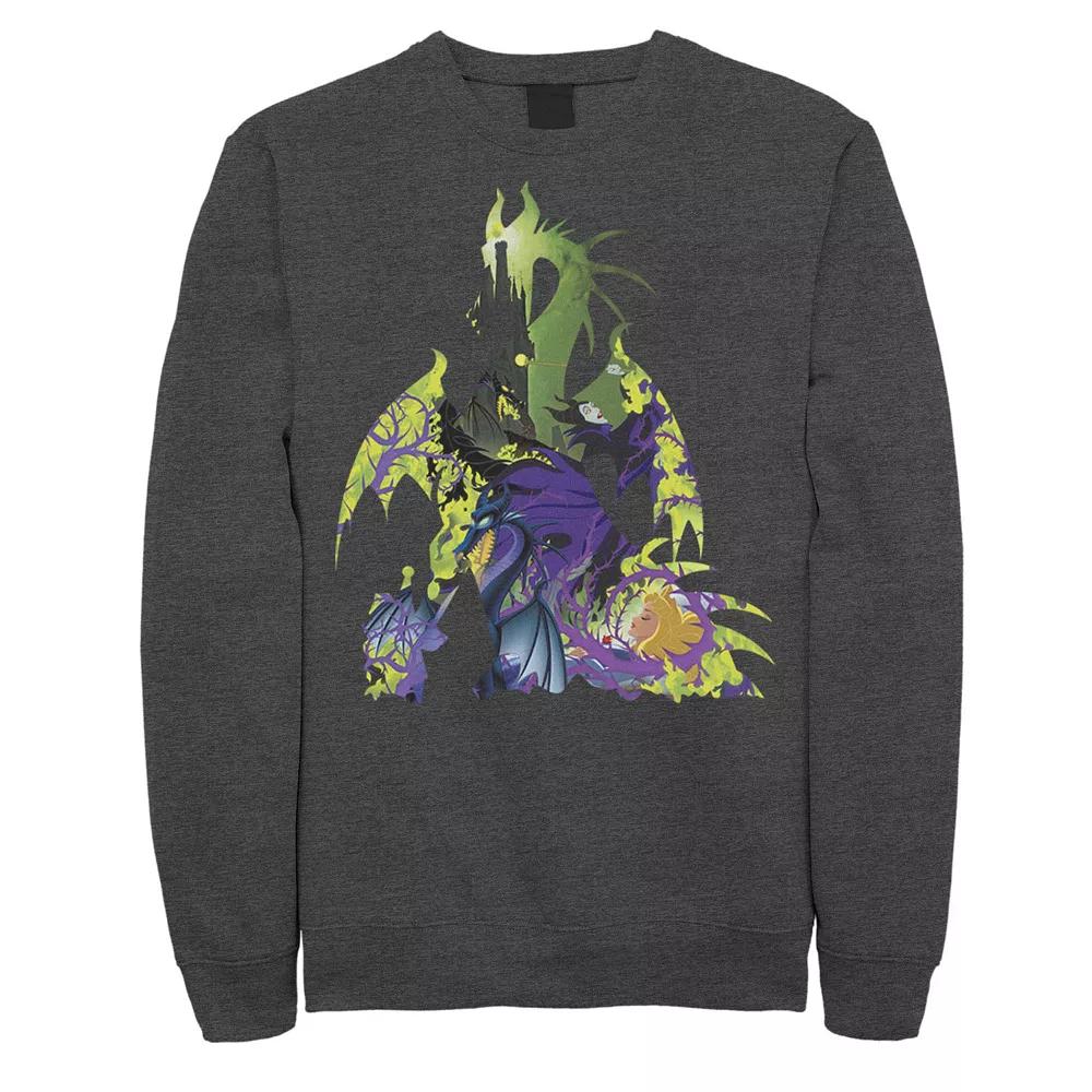 Disney's Sleeping Beauty Maleficent Men's Dragon Silhouette Sweatshirt,  Product Image
