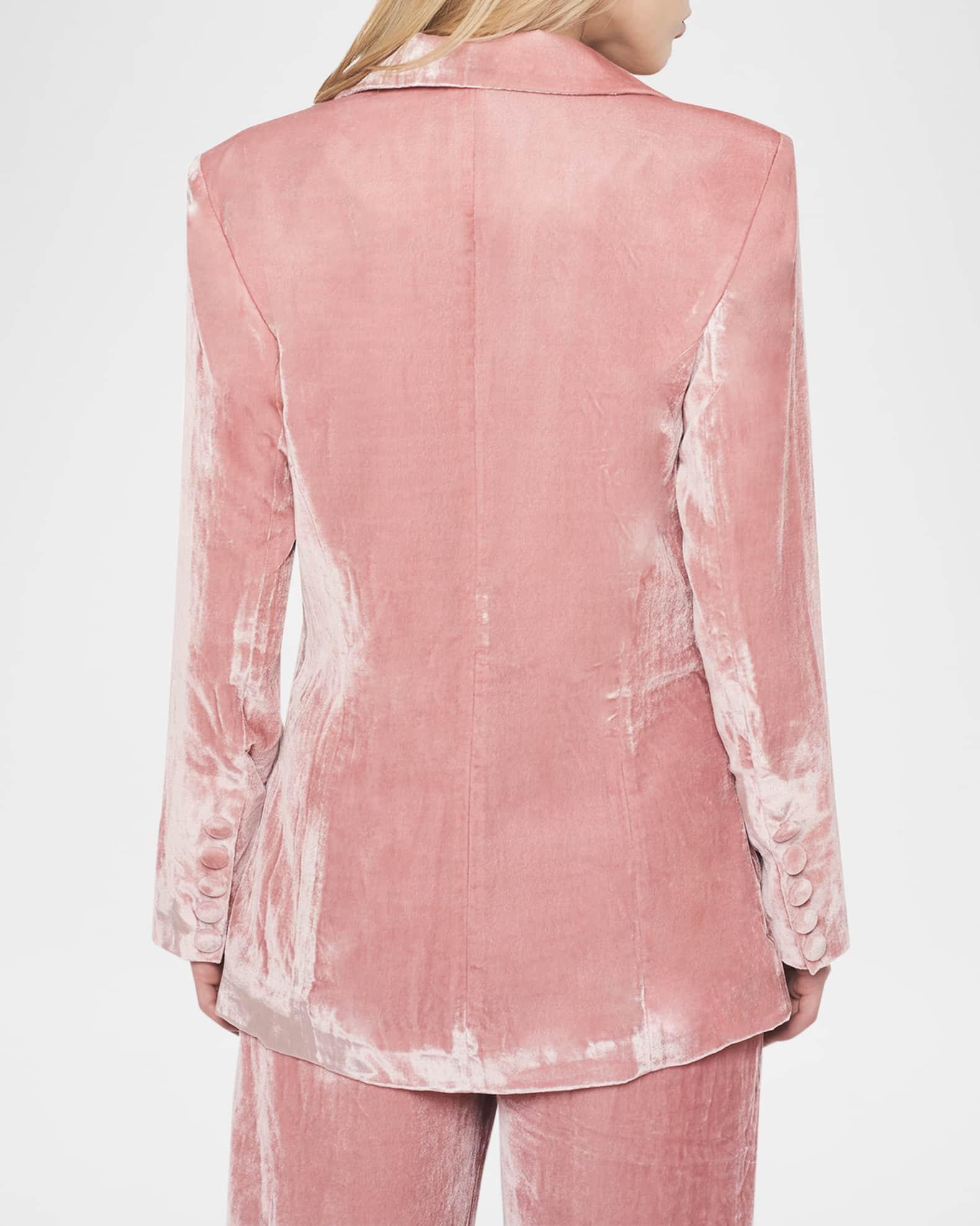 Fiona Velvet Boyfriend Blazer Product Image