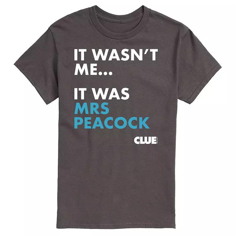 Men's Clue It Was Mrs. Peacock Graphic Tee,  Product Image