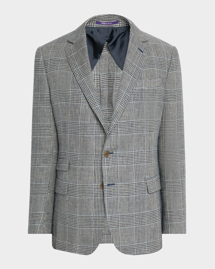 Men's Kent Glen Plaid Linen Sport Coat Product Image