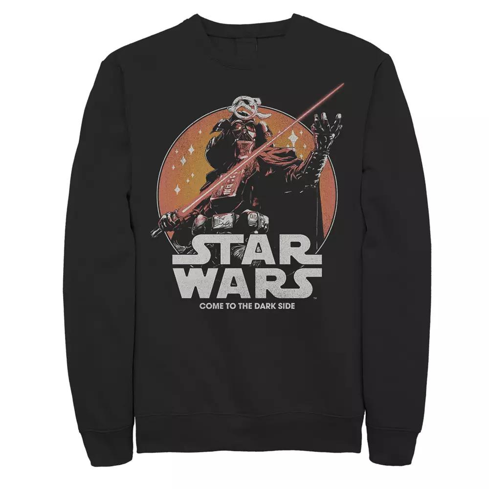 Men's Star Wars Visions Darth Vader Dark Side Poster Graphic Fleece, Size: Medium, Black Product Image