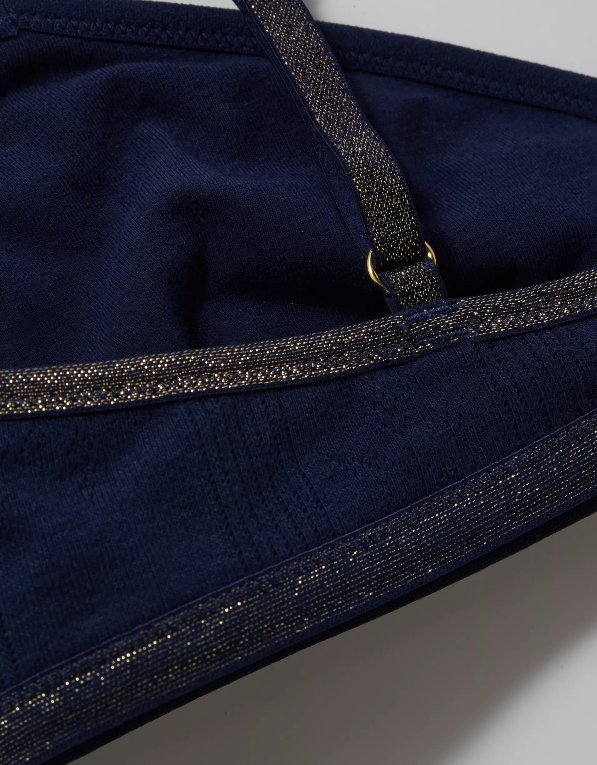 Superchill Shine Pointelle Triangle Bralette Women's Product Image