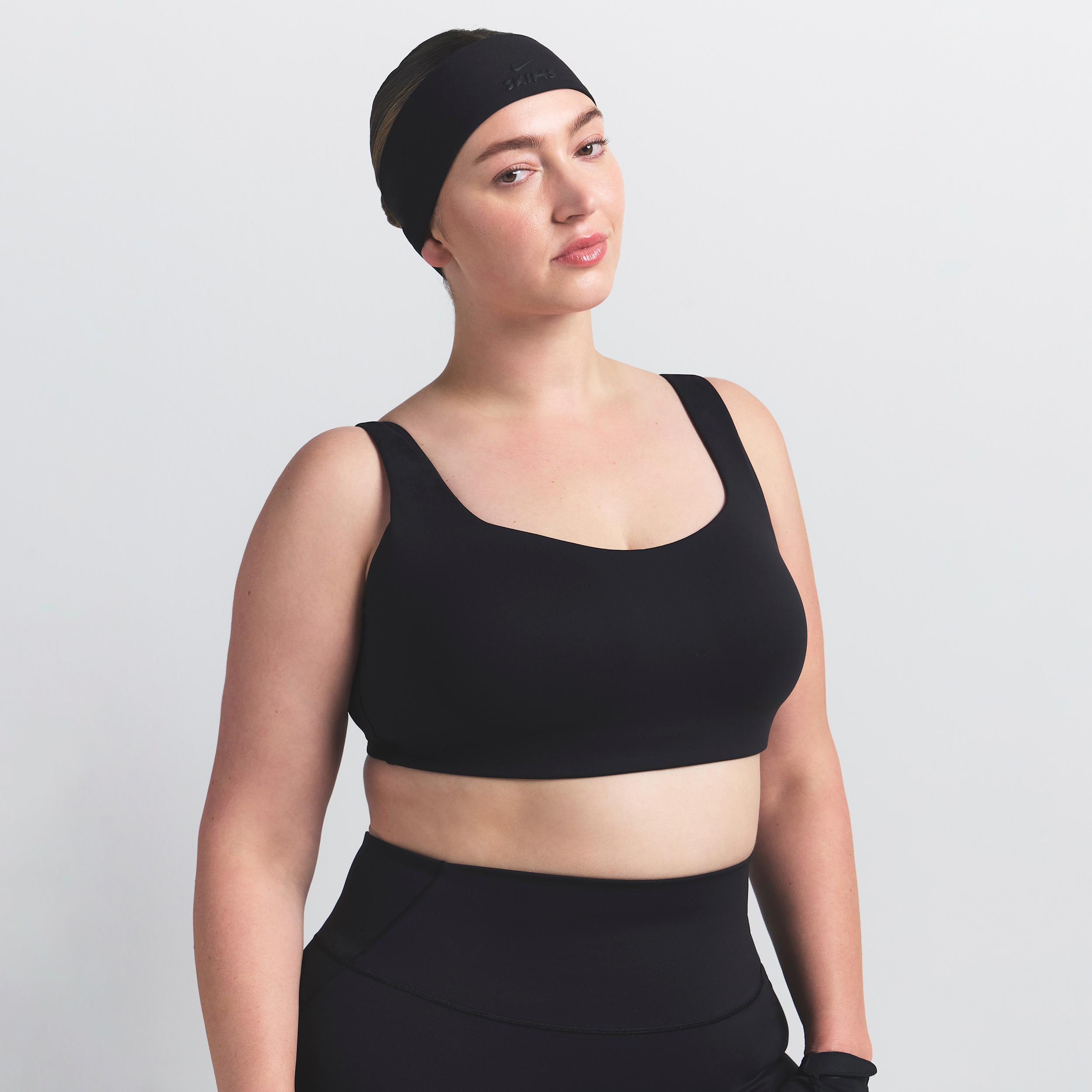 Nike Womens SKIMS Matte Scoop-Neck Bra | BRSPT2723-OBD Product Image