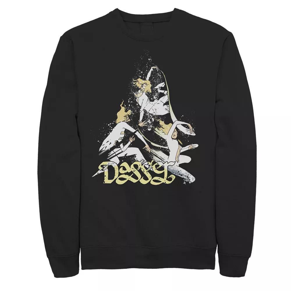 Men's Marvel Cloak & Dagger Fighting Moves Sweatshirt, Size: Medium, Black Product Image