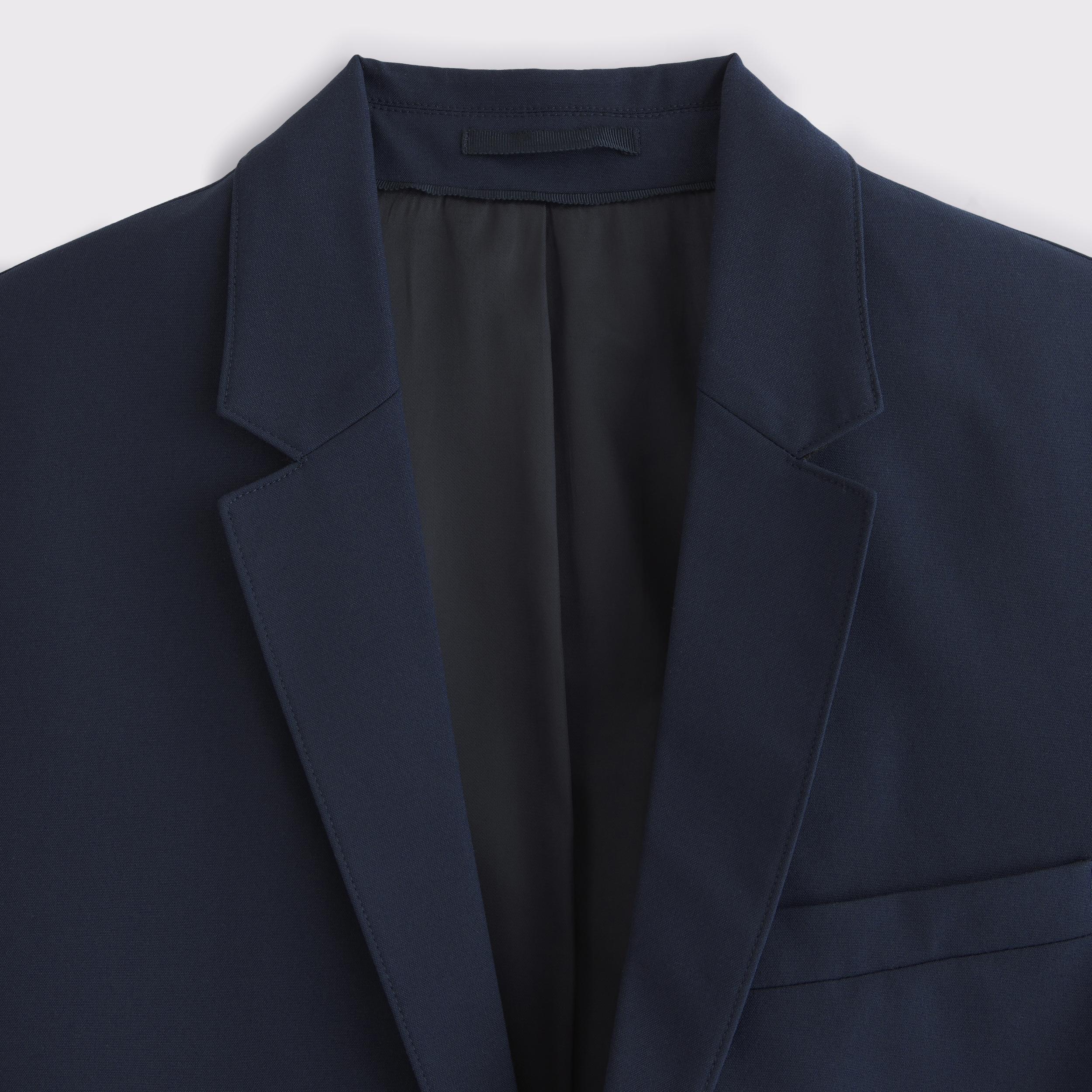 The A&F Collins Athletic Fit Linen-Blend Blazer Product Image