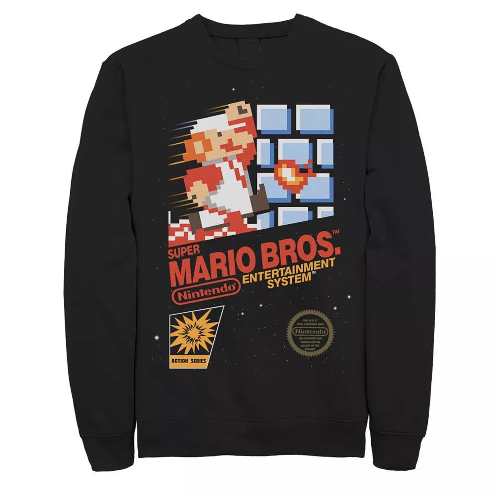 Men's Nintendo Super Mario Mario Dashin Action Sweatshirt,  Product Image