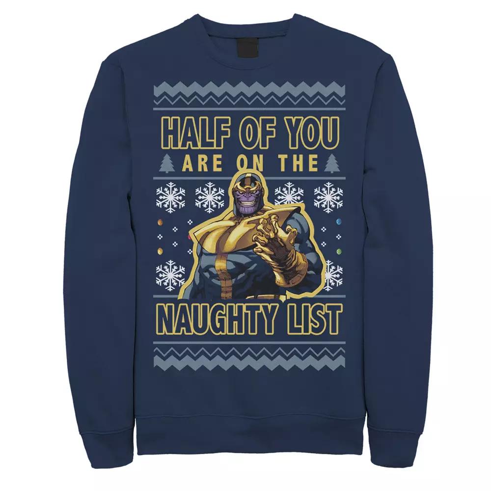 Men's Marvel Thanos Ugly Christmas Sweater,  Product Image