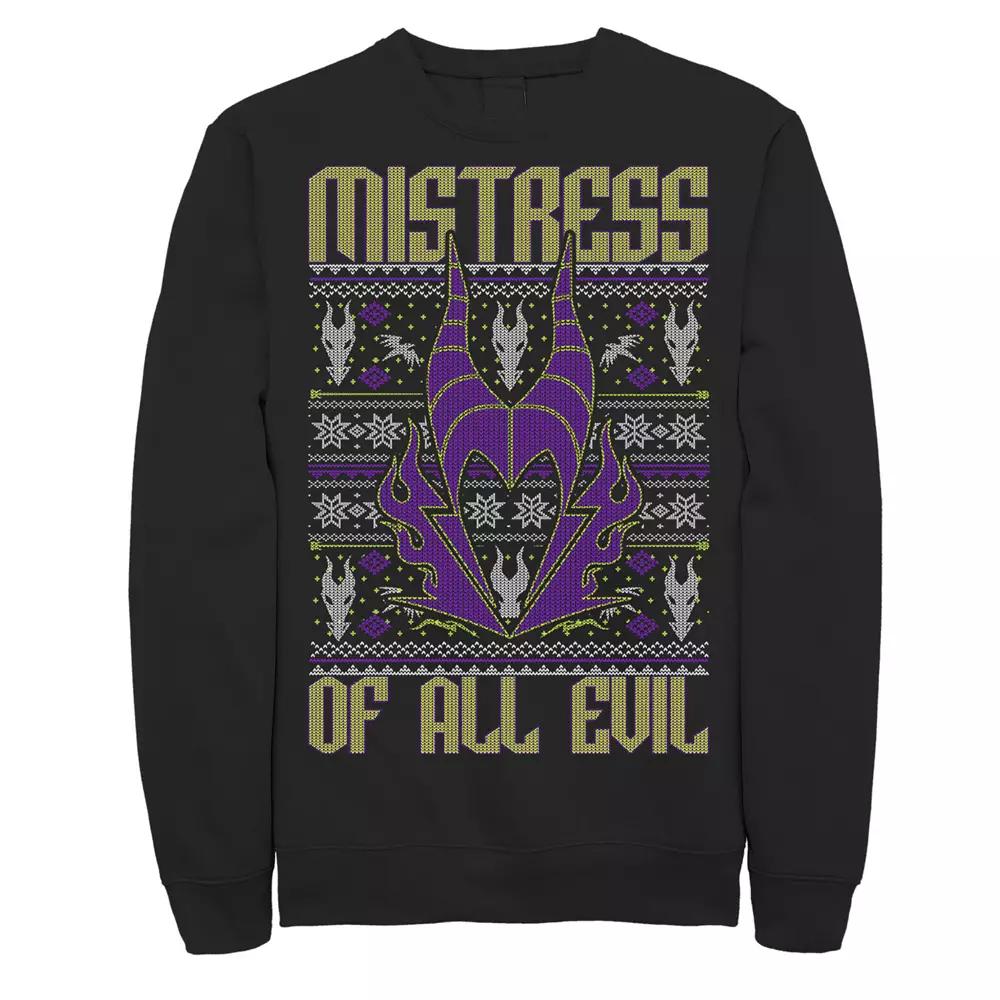 Disney's Villains Mistress Of All Evil Knit Sweater Men's Fleece,  Product Image