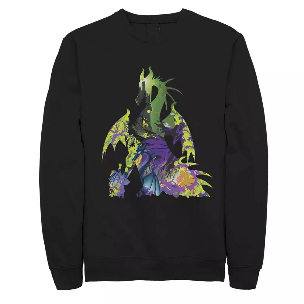 Disney's Sleeping Beauty Dragon Silhouette Men's Fleece Sweater,  Product Image