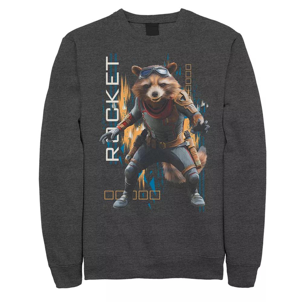 Men's Marvel Avengers Endgame Rocket Motion Fleece Top,  Product Image