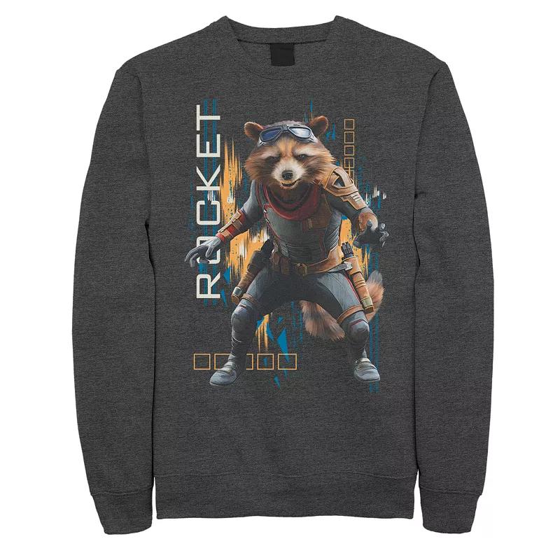 Men's Marvel Avengers Endgame Rocket Motion Fleece Top,  Product Image