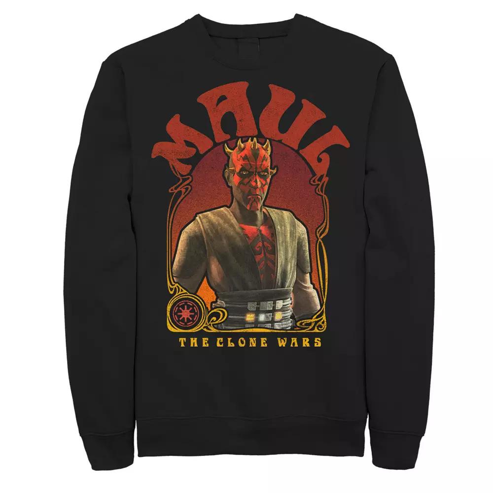 Men's Star Wars: The Clone Wars Maul Portrait Sweatshirt,  Product Image