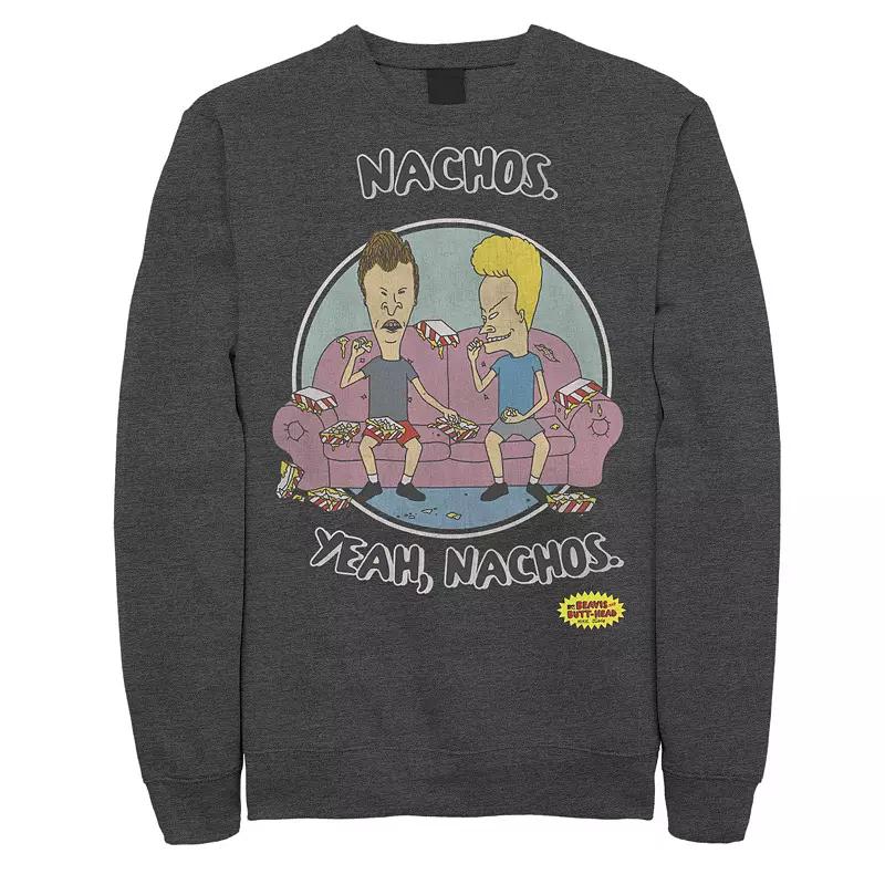 Men's Beavis And Butt-Head Nacho Yeah Nachos Portrait Fleece Top,  Product Image