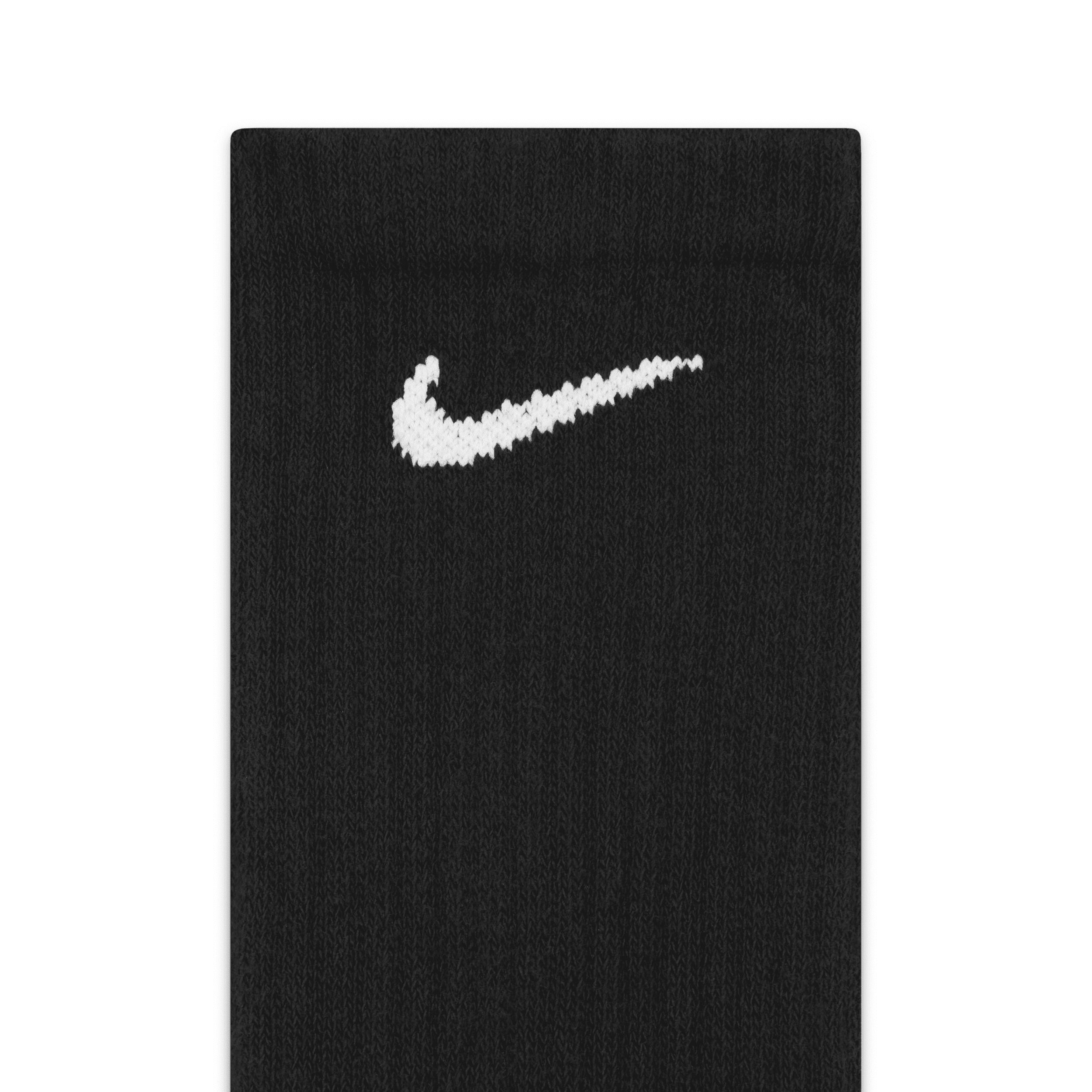 Nike Mens Everyday Cushioned Training Crew Socks (6 Pairs) | SX7666-010 Product Image