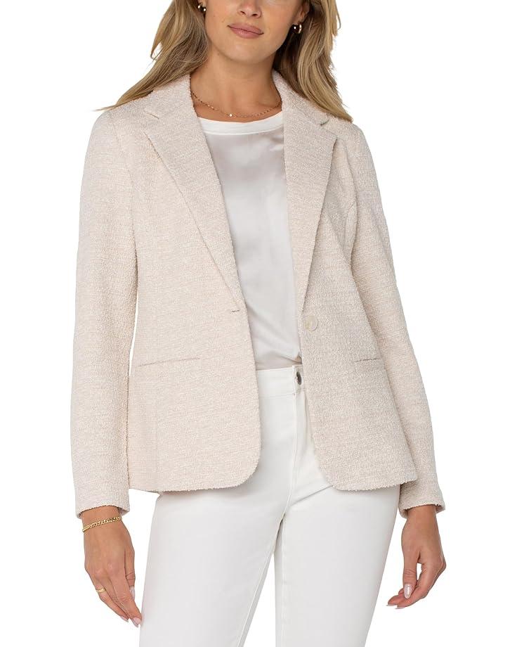 Fitted Knit Blazer Product Image