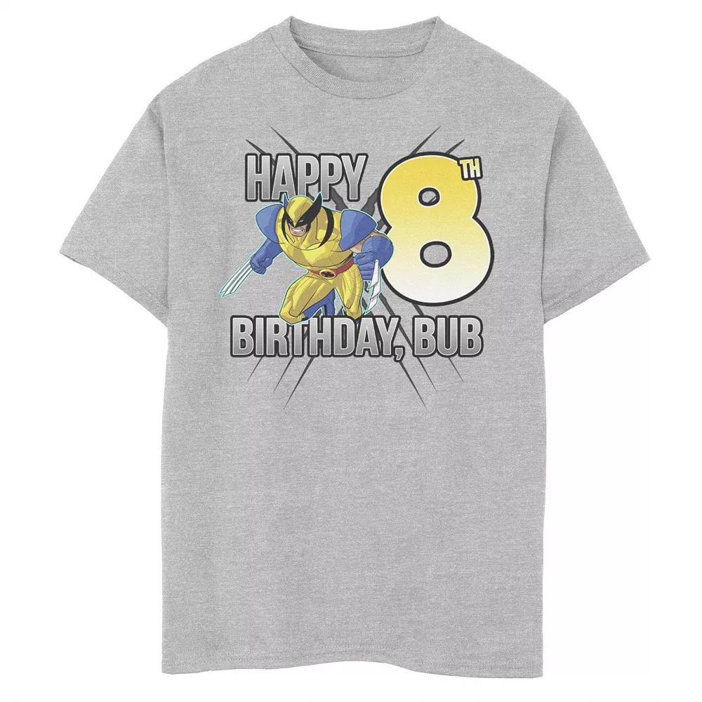 Boys 8-20 Marvel X-Men Wolverine Happy 8th Birthday Bub Graphic Tee, Boy's,  Product Image