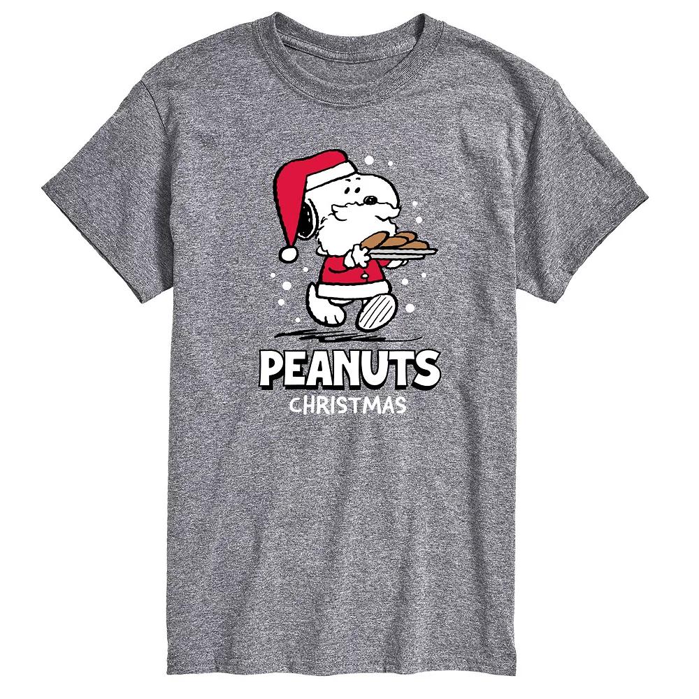 Men's Peanuts Santa Snoopy Cookies Graphic Tee,  Product Image