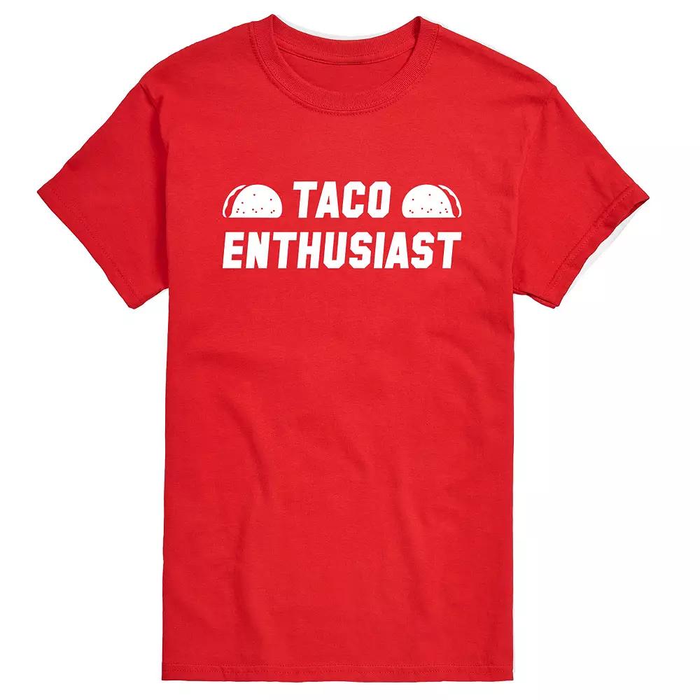 Men's Taco Enthusiast Graphic Tee,  Product Image
