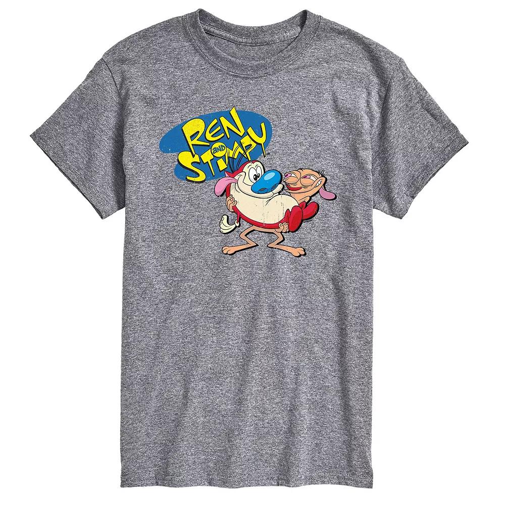 Men's Ren & Stimpy Holding Ren Tee,  Product Image