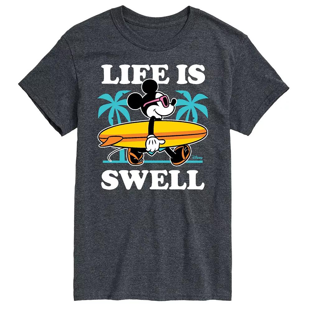 Disney's Mickey Mouse Big & Tall Life Is Swell Graphic Tee, Men's,  Product Image