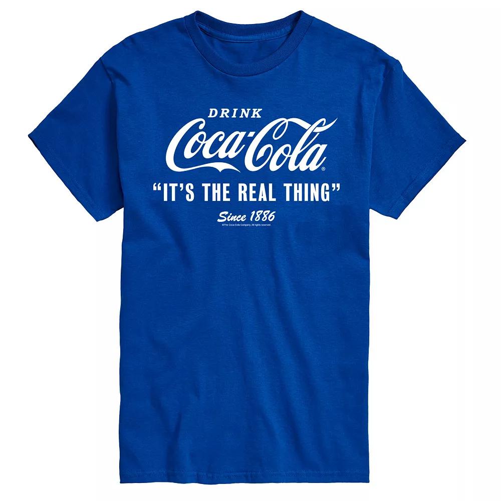 Mens Coca-Cola its the Real Thing Graphic Tee Product Image